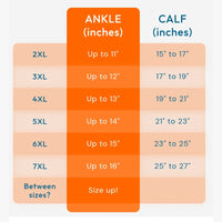 Grey Active Performance Compression Socks (3XL - 7XL)