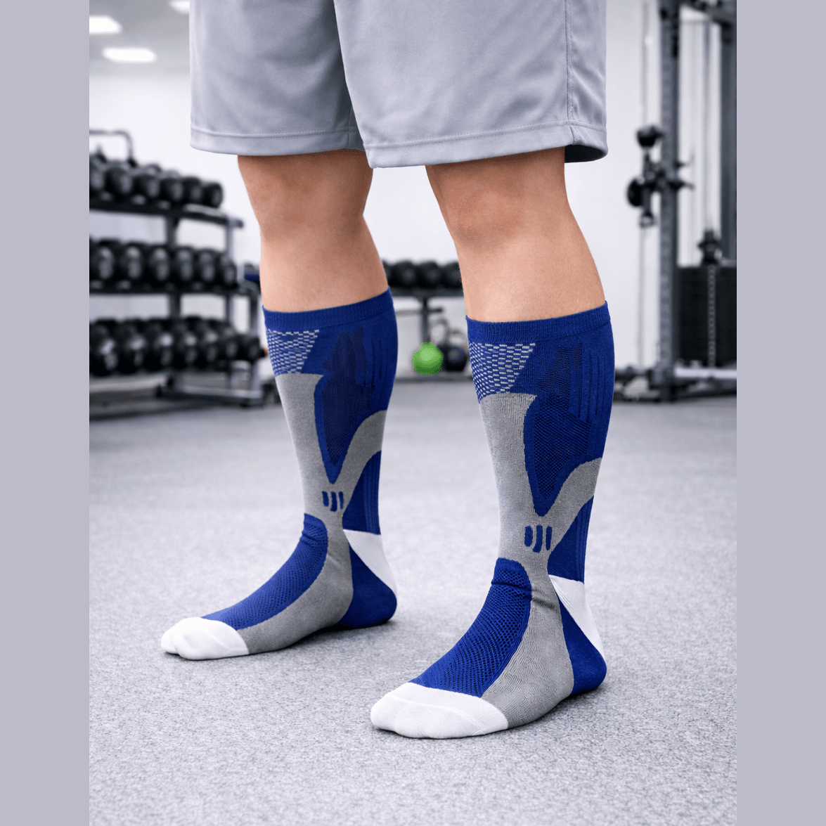 RED  3XL- 7XL Performance Compression Socks