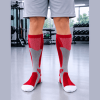 WHITE 3XL- 7XL Performance Compression Socks
