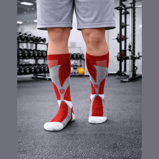 Red Active Performance Compression Socks (3XL - 7XL)