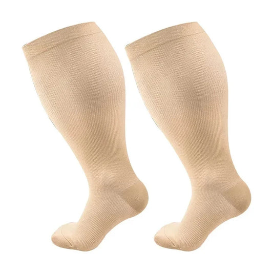 Black Closed-Toe Compression Socks