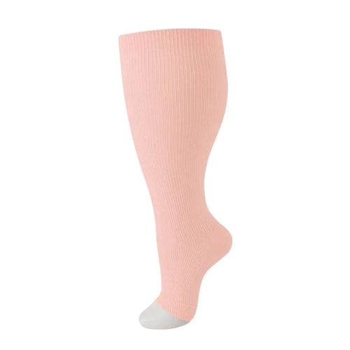 SKY BLUE  Open Toe Compression Socks