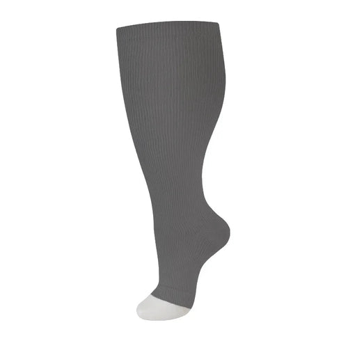 SKY BLUE  Open Toe Compression Socks