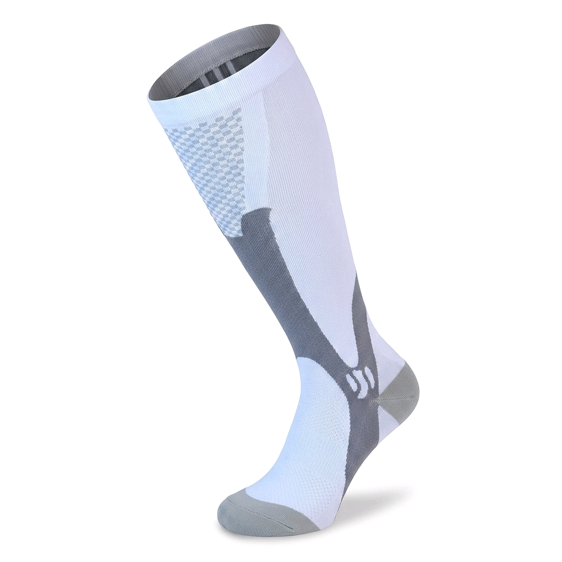White Active Performance Compression Socks (3XL - 7XL)