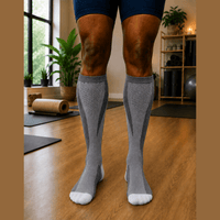Grey Active Performance Compression Socks (3XL - 7XL)