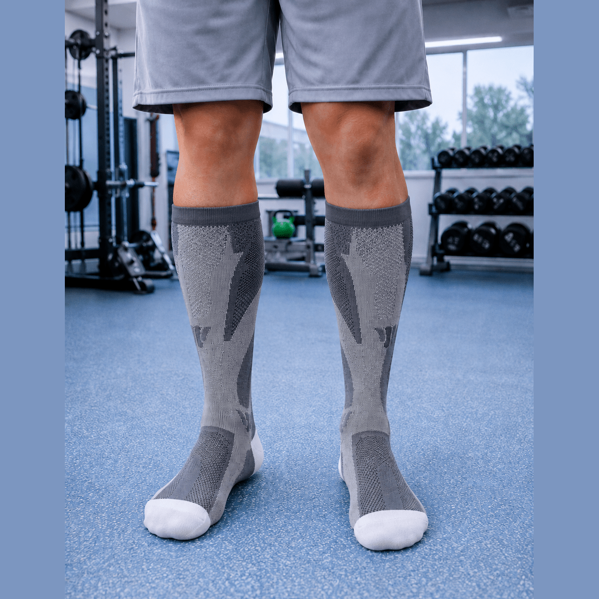 RED  3XL- 7XL Performance Compression Socks