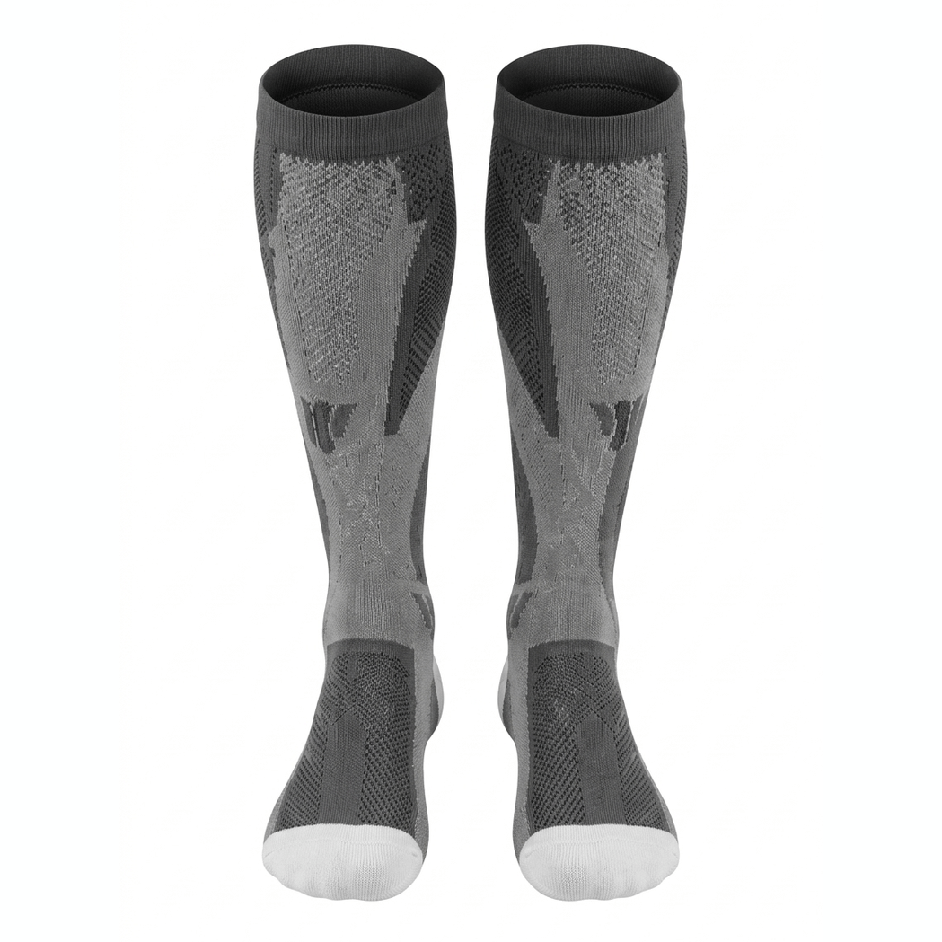 Grey Active Performance Compression Socks (3XL - 7XL)